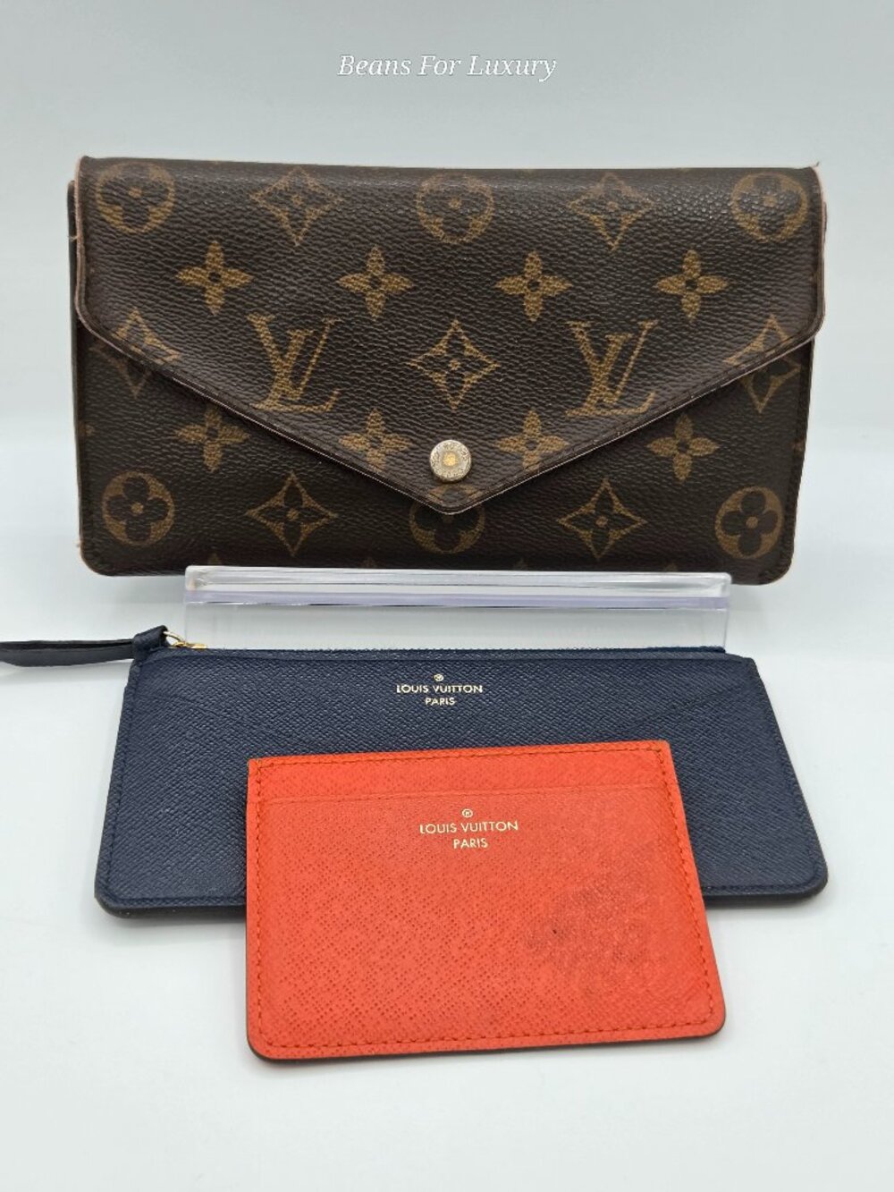Louis Vuitton Jeanne Wallet Monogram Rose Ballerine | Authentic